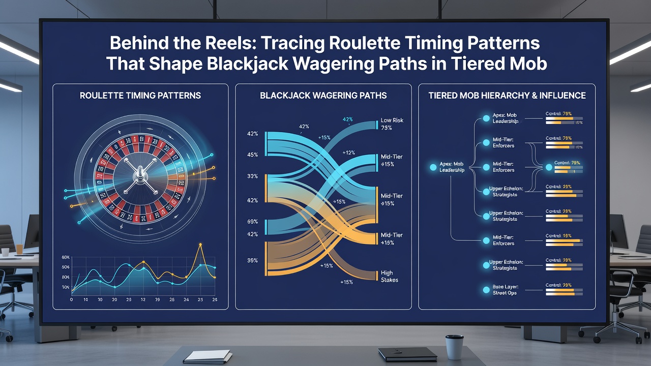 Mobile app interface showing blackjack wagering paths influenced by roulette timing data